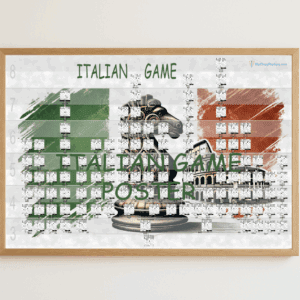Italian Game chess opening poster preview